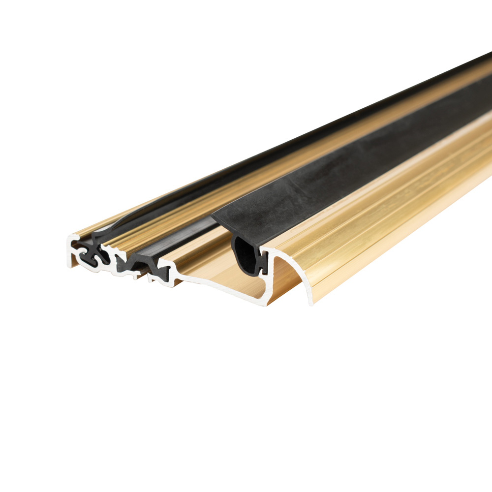 Exitex Inward Opening Thermally Broken MXS15/56RITB Door Threshold (Part M Disabled Access) 3m - Gold
